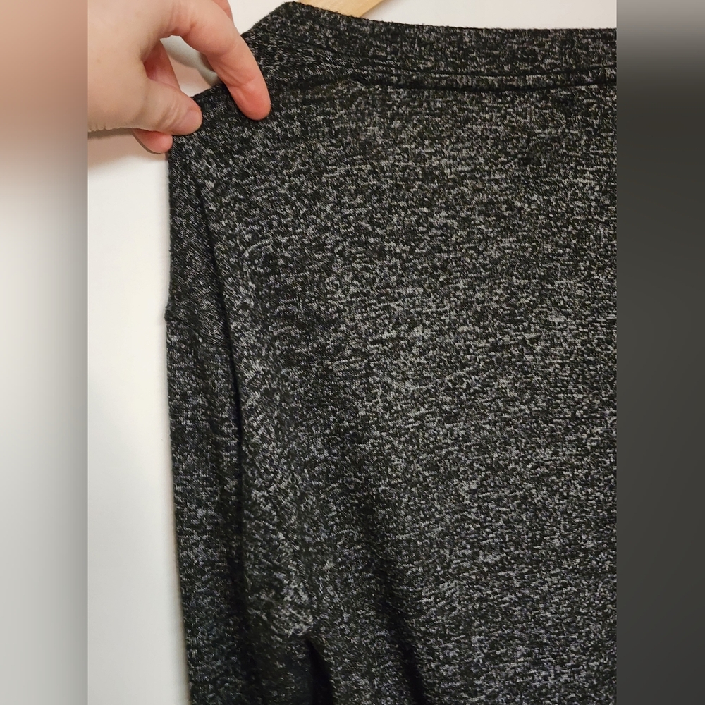 Y2K PINK Victoria's Secret V Neck Heathered Grey Long Sleeve Xs Oversized Style - Picture 10 of 11